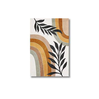 Geometric Sun Desert Plants Poster Wall Art Set of 3 Decor Abstract Illustration Art Painting Modern Art Room Home Decor