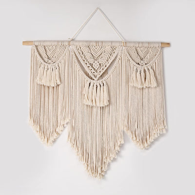Large Macrame Wall Hanging, Boho Woven Macrame Wall Art Decor, 43"X32"